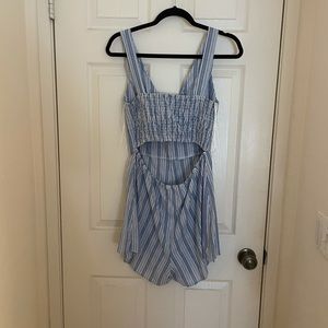 Romper blue/white L